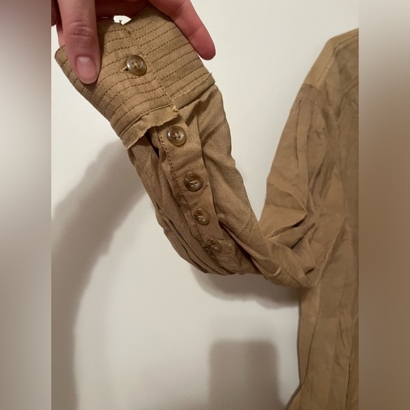 Free People Yin Yang Tie Dye Graphic Buttondown We The Free - Picture 5 of 12